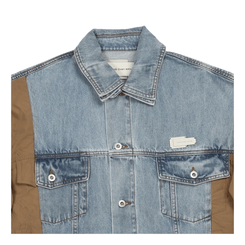 Deconstructed Vintage Wash Den Denim Blue