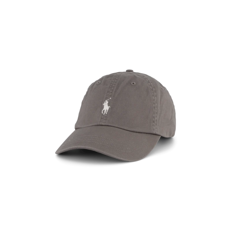 Cotton Chino Baseball Cap Perfect Grey / White