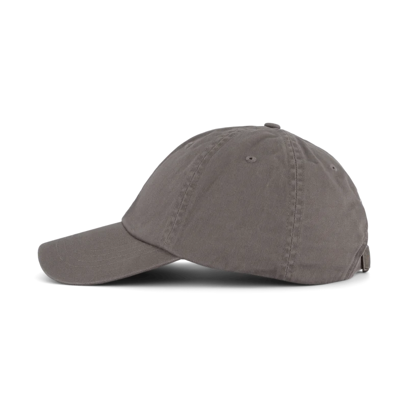 Cotton Chino Baseball Cap Perfect Grey / White