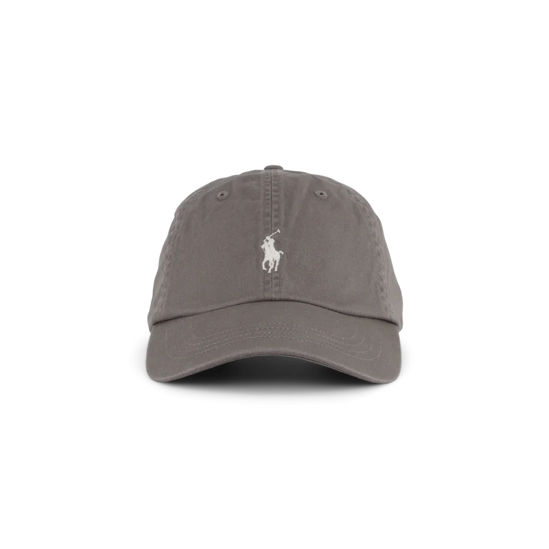 Cotton Chino Baseball Cap Perfect Grey / White