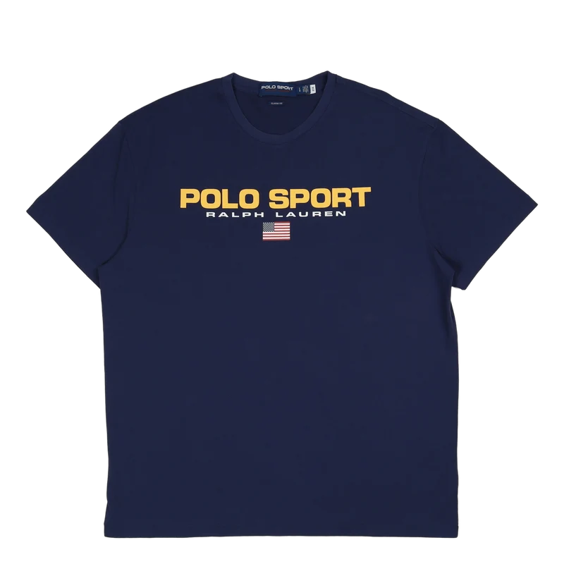 Classic Fit Polo Sport Jersey T-Shirt Dark Cobalt