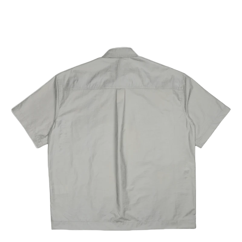 Short Sleeved Pocket Shirt Light Grey