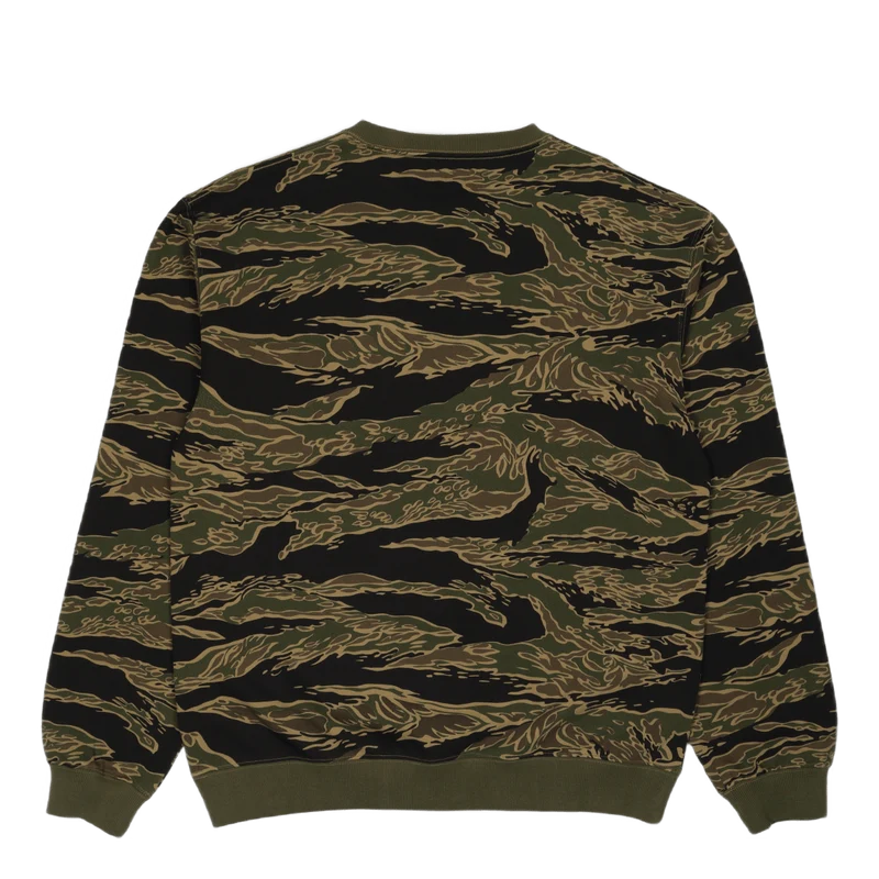 Camo Miltype Crew Sweat Ocs 45 Mint Gold Tigerstripe