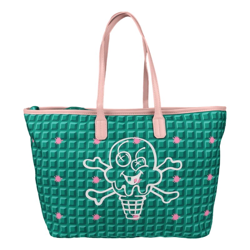 Waffle Tote Bag Green