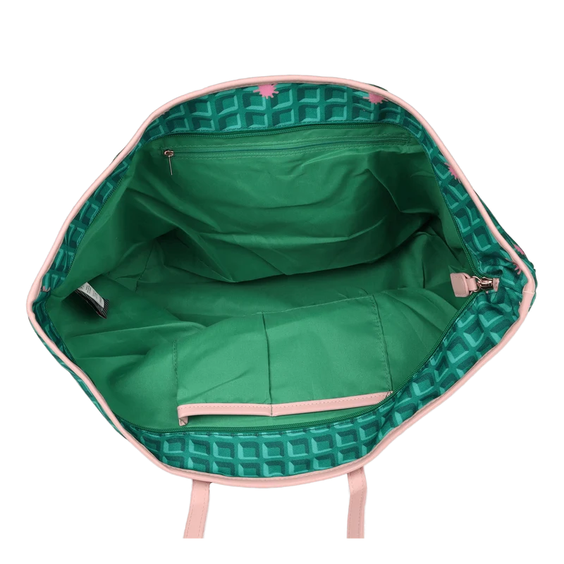 Waffle Tote Bag Green