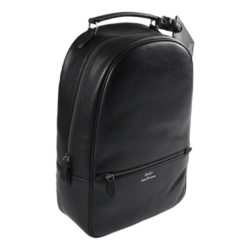 Leather Backpack Black