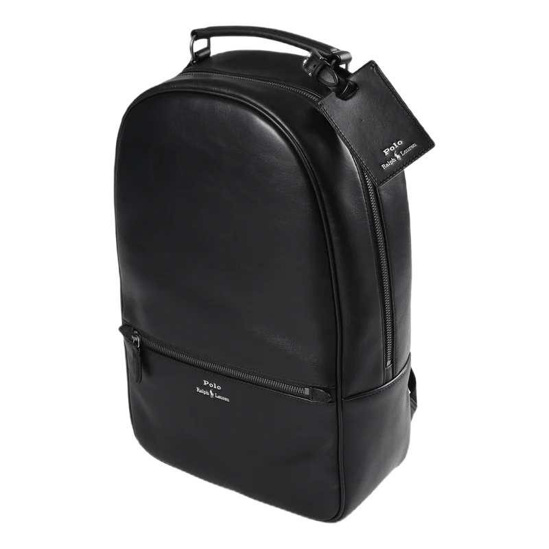 Leather Backpack Black