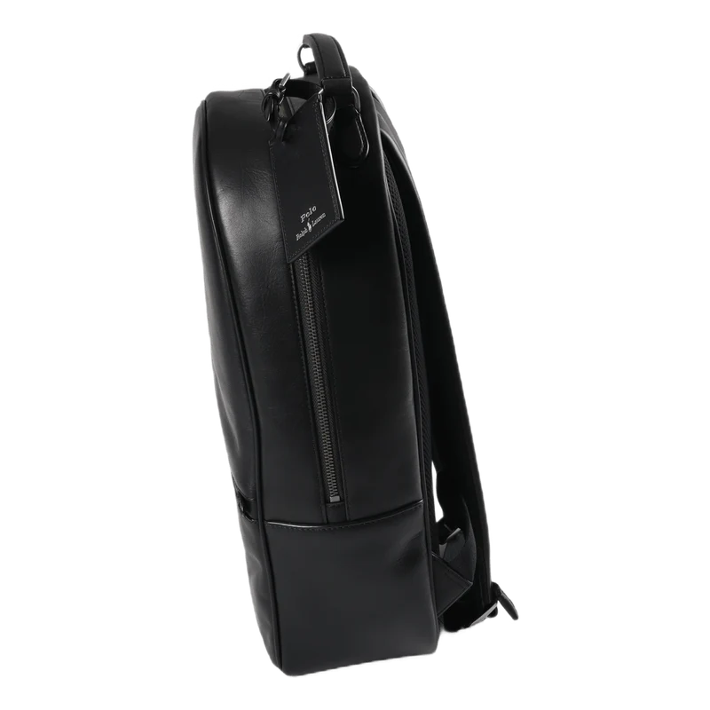 Leather Backpack Black