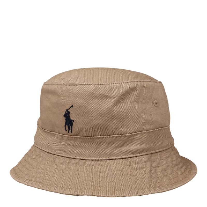 Cotton Chino Bucket Hat Cafe Tan