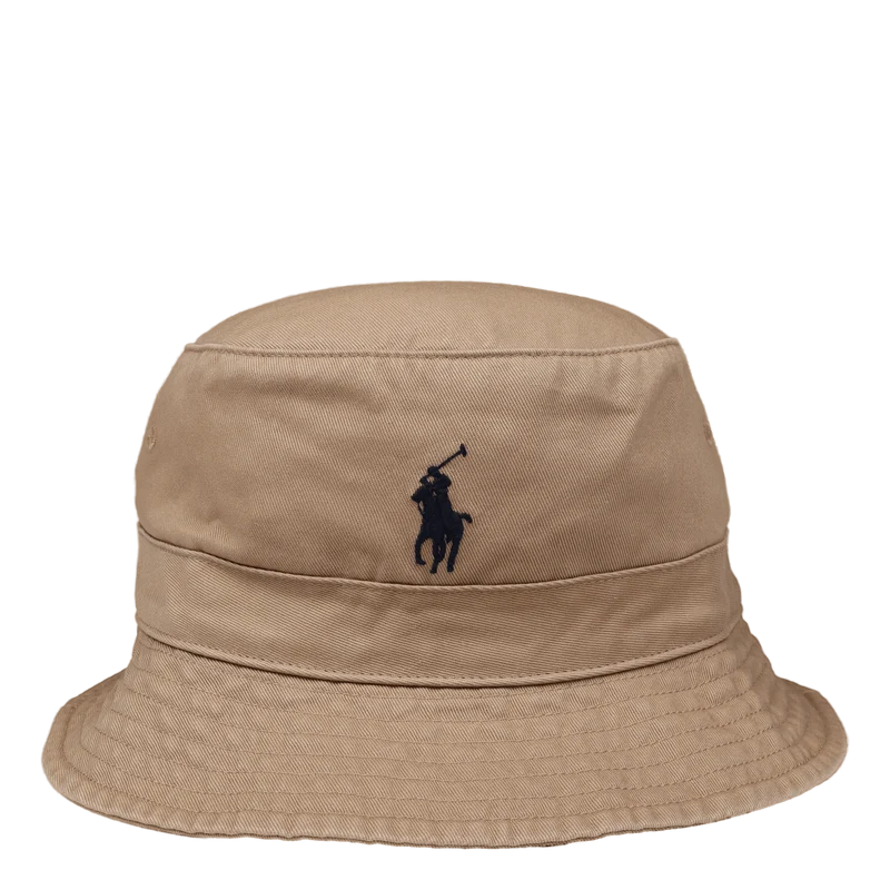 Cotton Chino Bucket Hat Cafe Tan