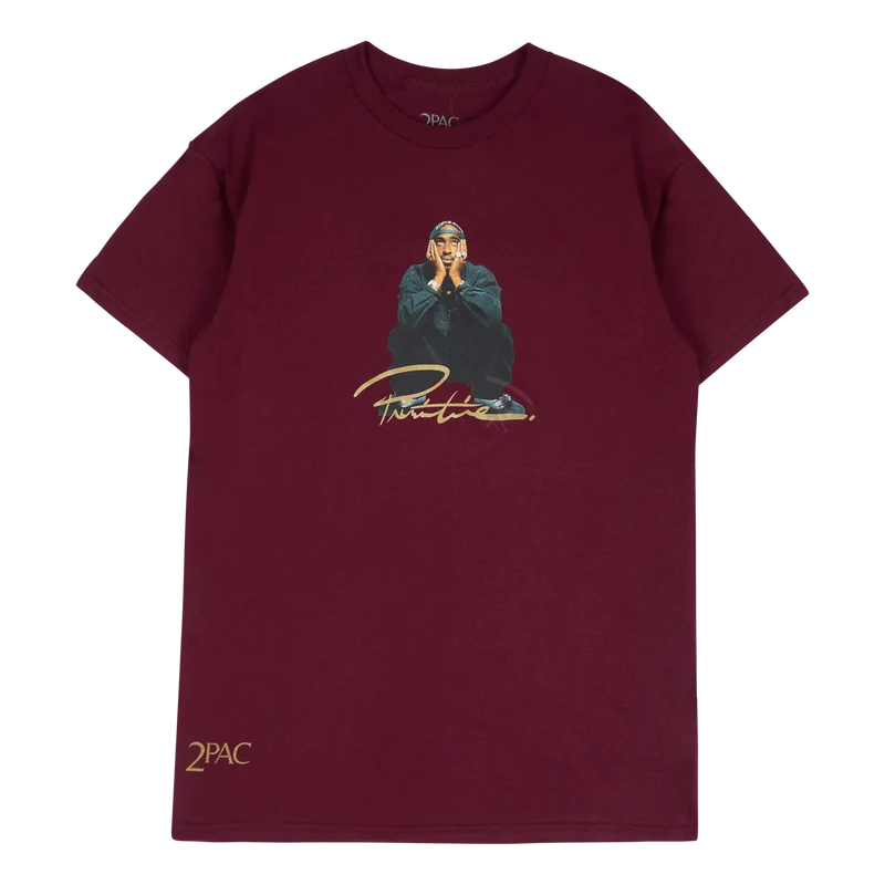 Shakur Tee Burgundy