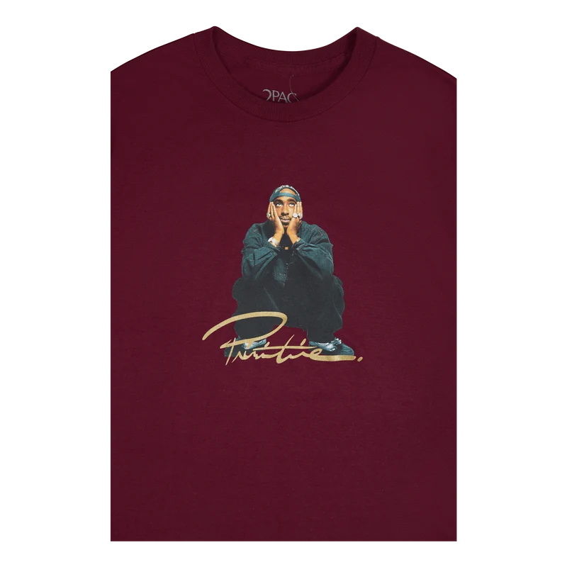 Shakur Tee Burgundy