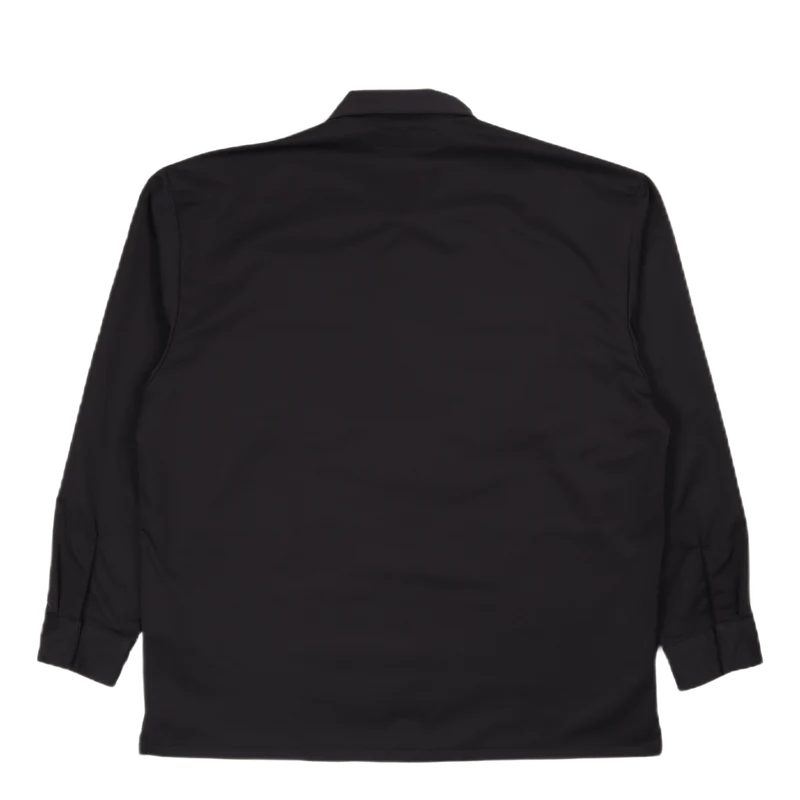 Plain / E-shirt . Ls Black