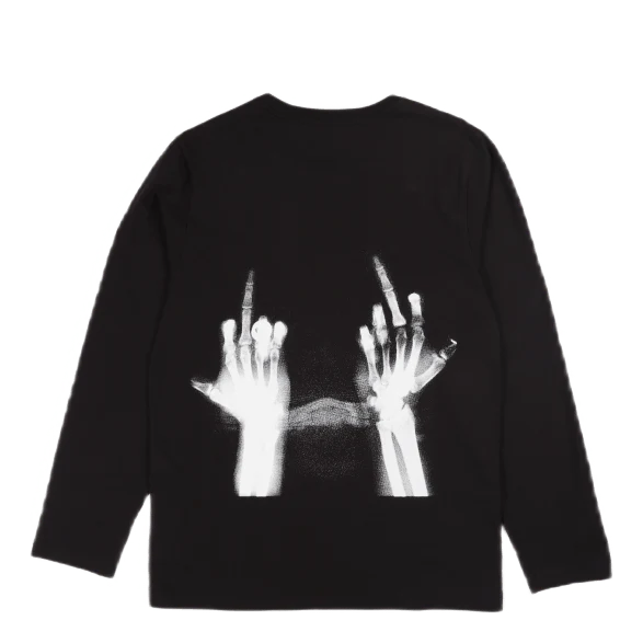 Middlefingers T-shirt Black