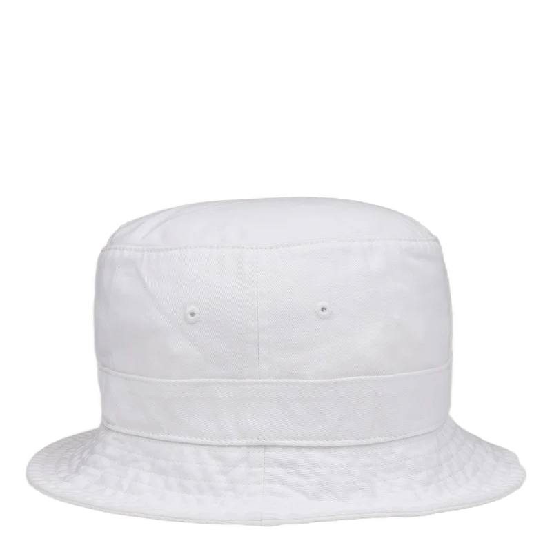 Polo Bear Chino Bucket Hat Pure White