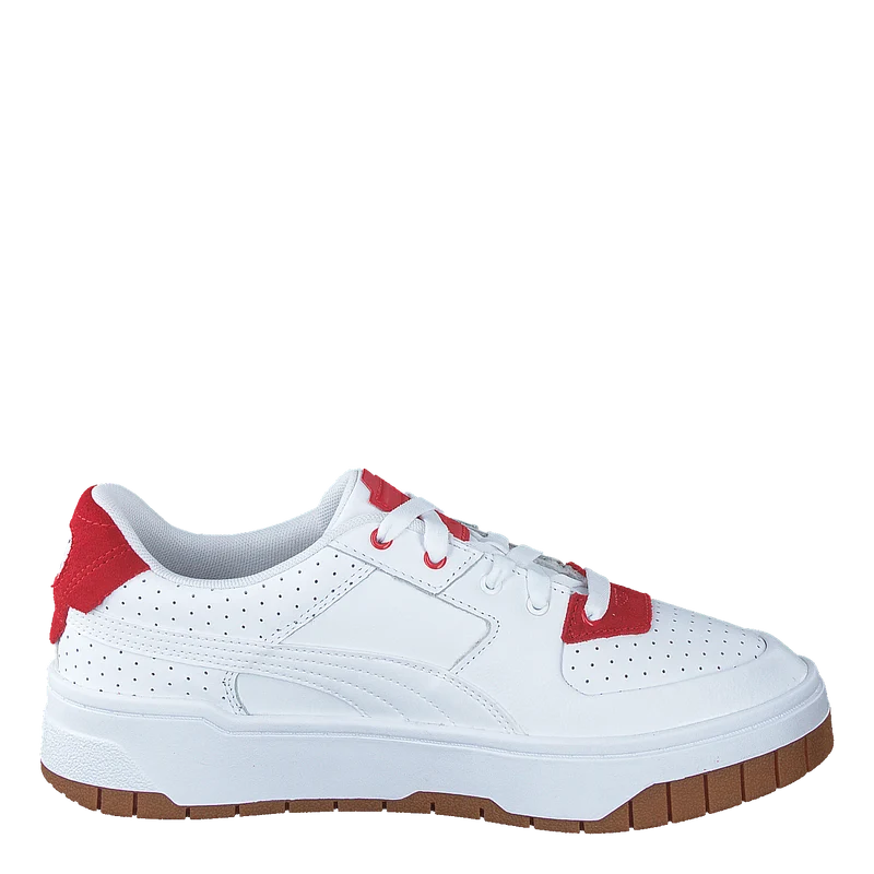 Cali Dream Heritage Wns Puma White-gum-high Risk Red