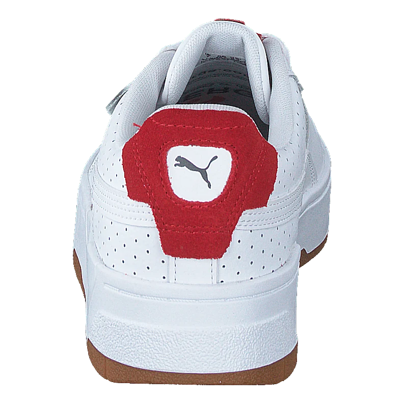Cali Dream Heritage Wns Puma White-gum-high Risk Red