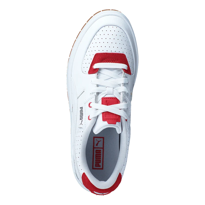 Cali Dream Heritage Wns Puma White-gum-high Risk Red