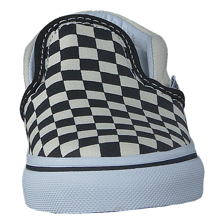 T Classic Slip-On Black And White Checker/White