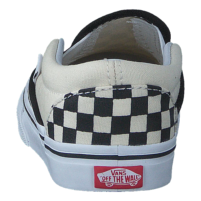T Classic Slip-On Black And White Checker/White