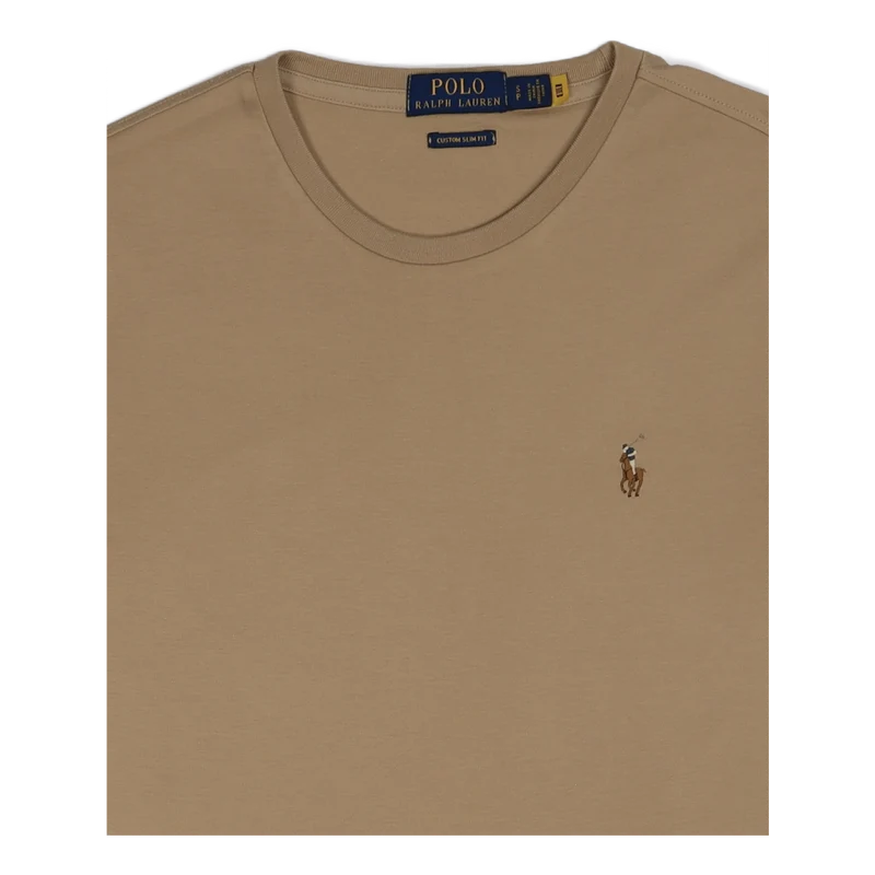 Custom Slim Fit Soft Cotton T-Shirt Vintage Khaki