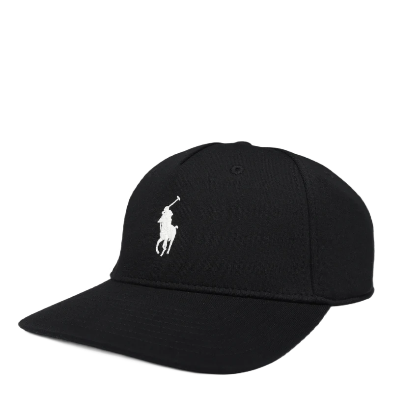 Double-Knit Jacquard Ball Cap Polo Black