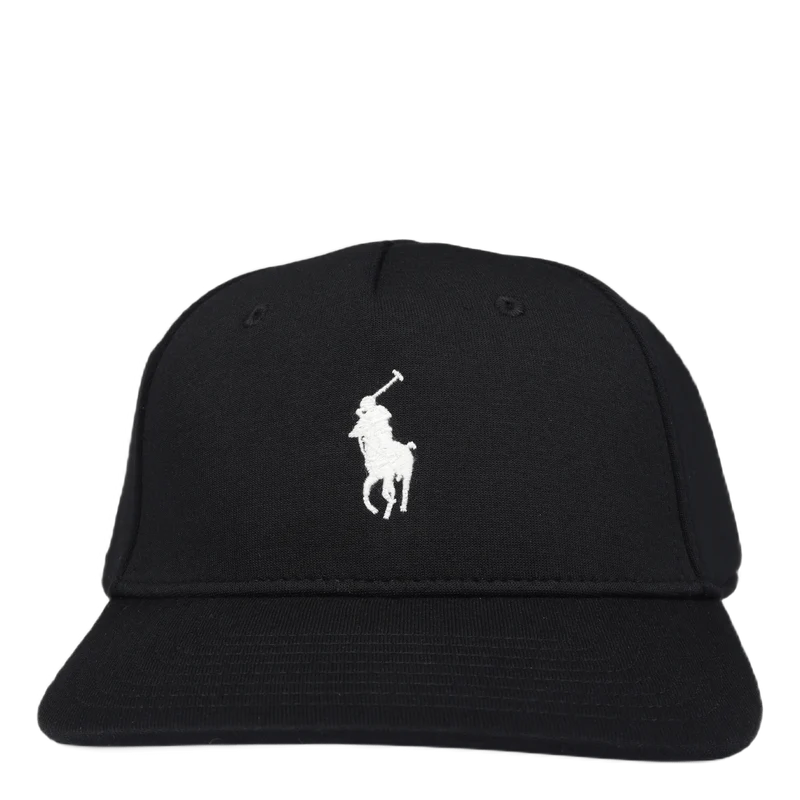 Double-Knit Jacquard Ball Cap Polo Black