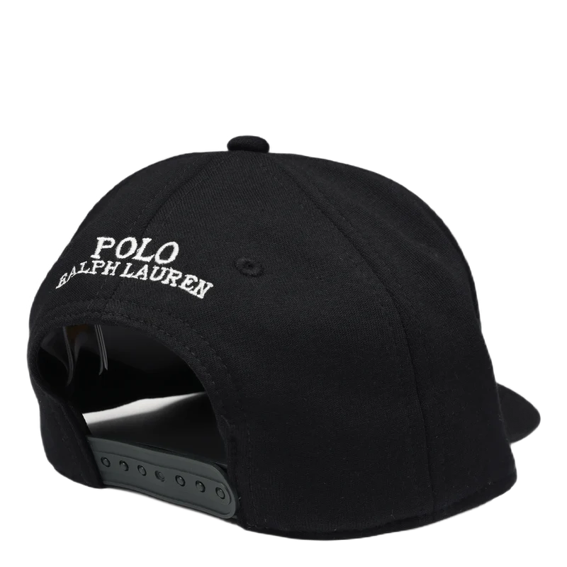 Double-Knit Jacquard Ball Cap Polo Black