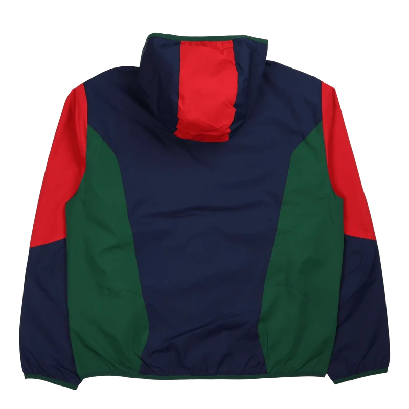 Water-Repellent Hooded Jacket Newport Navy Multi