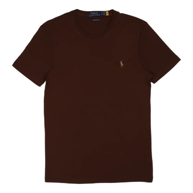 Custom Slim Fit Soft Cotton T-Shirt American Brown