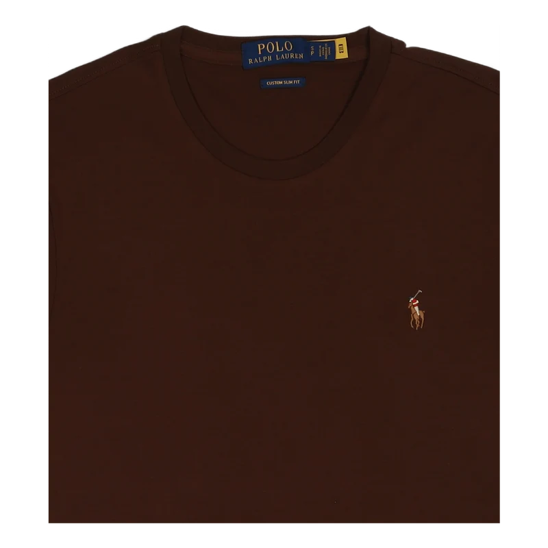 Custom Slim Fit Soft Cotton T-Shirt American Brown