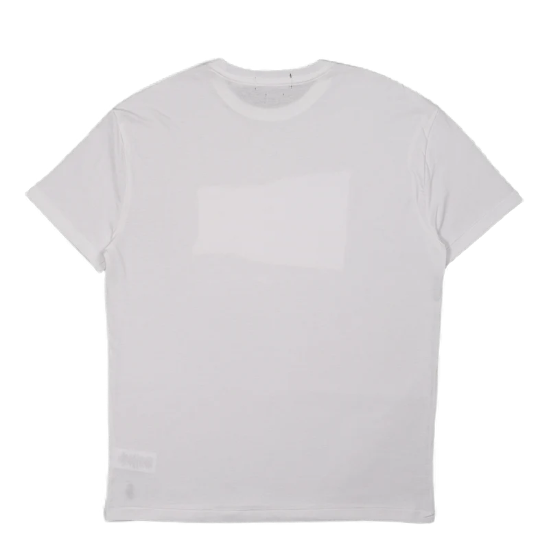 Classic Fit American Flag T-Shirt White