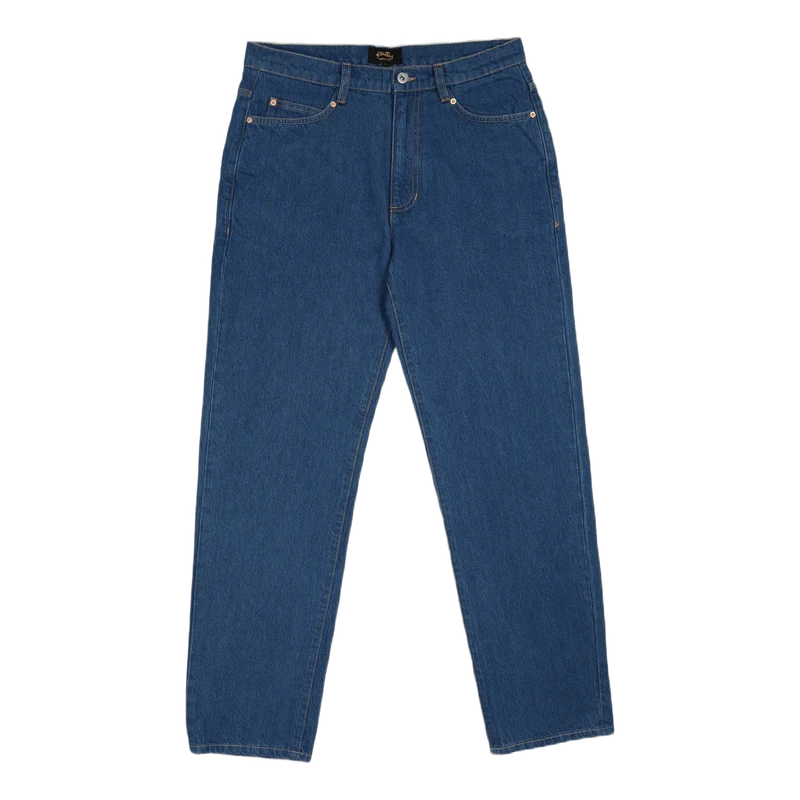 5 Pocket Straight Light Stone Denim