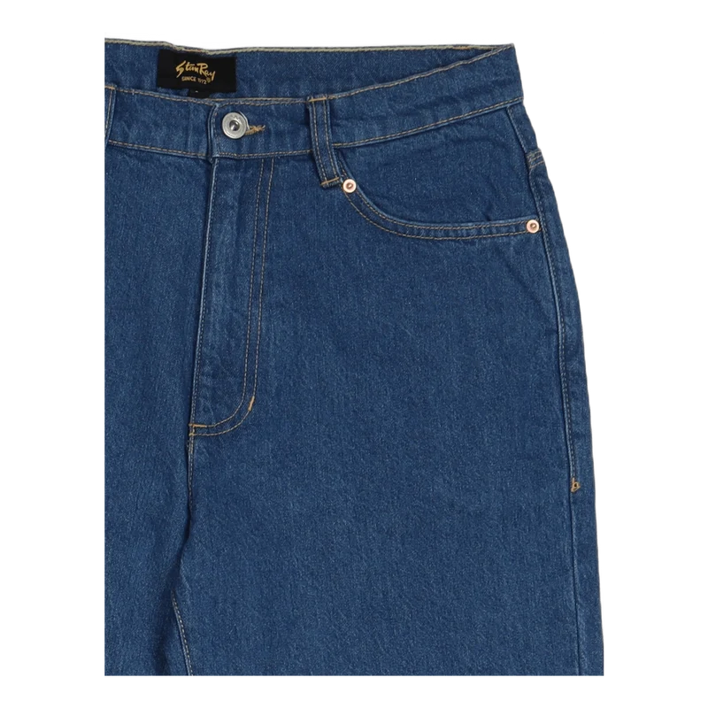 5 Pocket Straight Light Stone Denim
