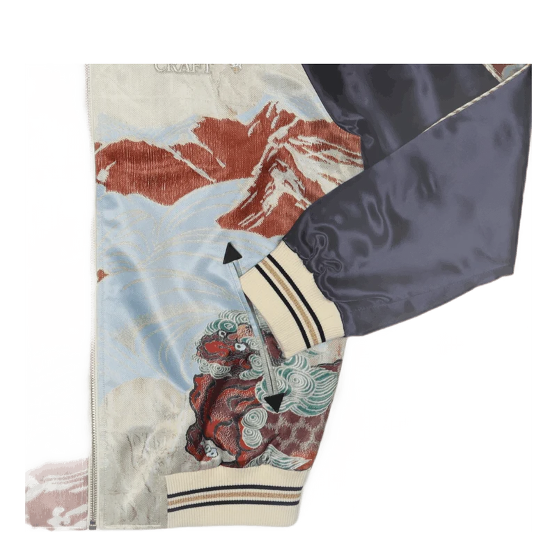 Komainu Brocade Pattern Ao Prt Multi