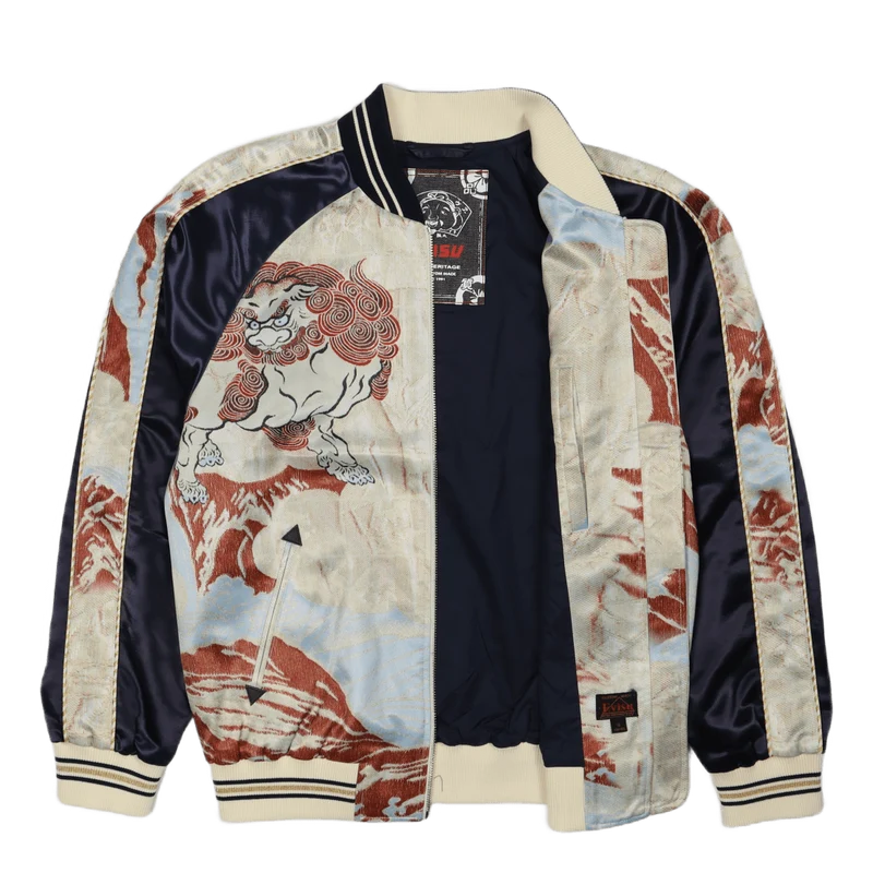 Komainu Brocade Pattern Ao Prt Multi
