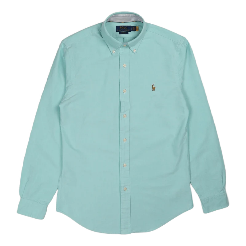 Custom Fit Oxford Shirt Sunset Green