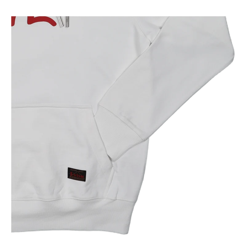 Evisu Basic Hooded Sweatshirt Off White