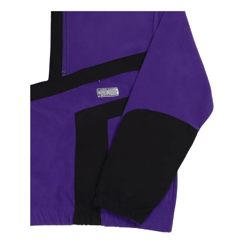 Range Quarter Zip Polar Fleece Purpl