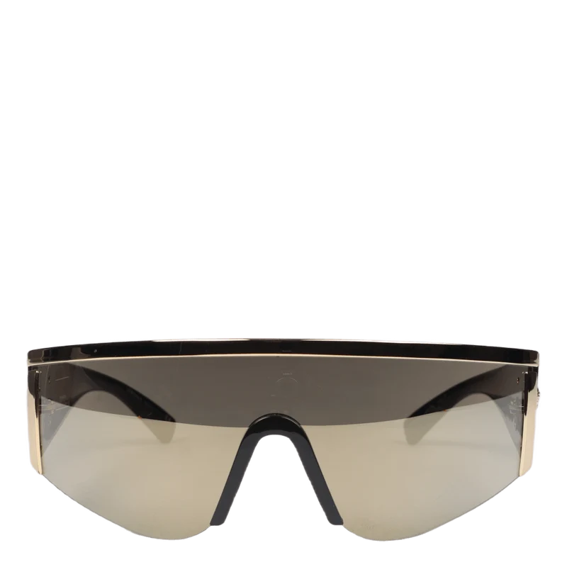 Versace Womens Sunglasses Gold Brown