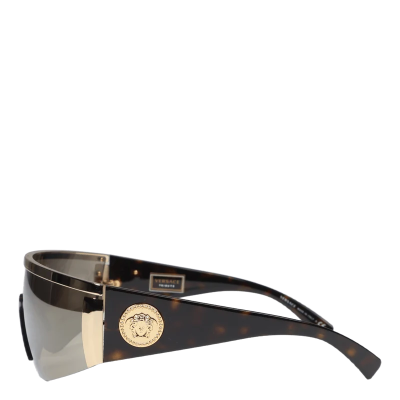 Versace Womens Sunglasses Gold Brown
