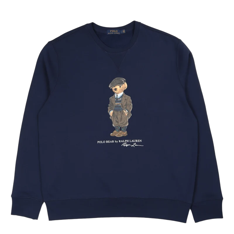 Polo Bear Fleece Sweatshirt Fa 22 Newport Nvy Heritge Bear