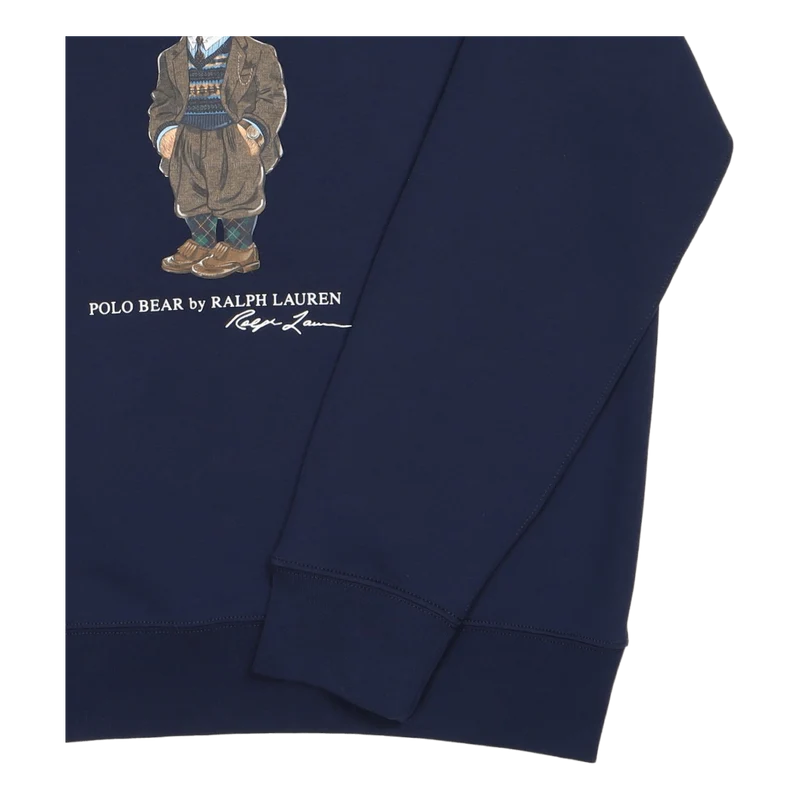 Polo Bear Fleece Sweatshirt Fa 22 Newport Nvy Heritge Bear