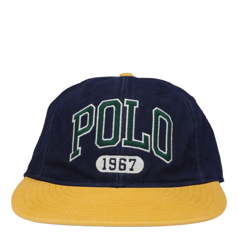 Logo Cotton Chino Ball Cap Newport Navy/Gold Bugle