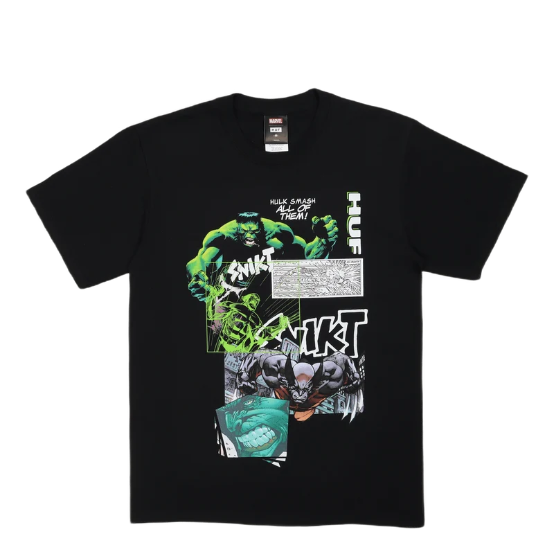 Smash Up S/s Tee Black