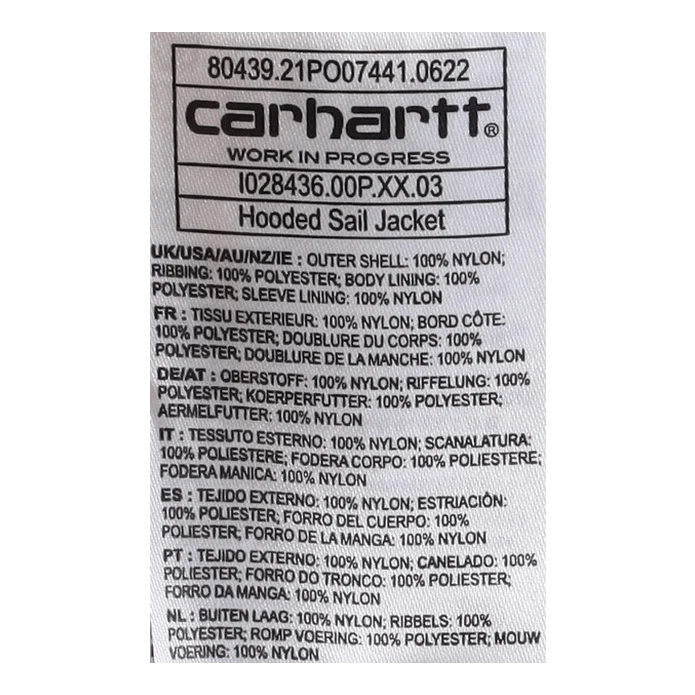 Hooded Sail Jacket Cypress / Black