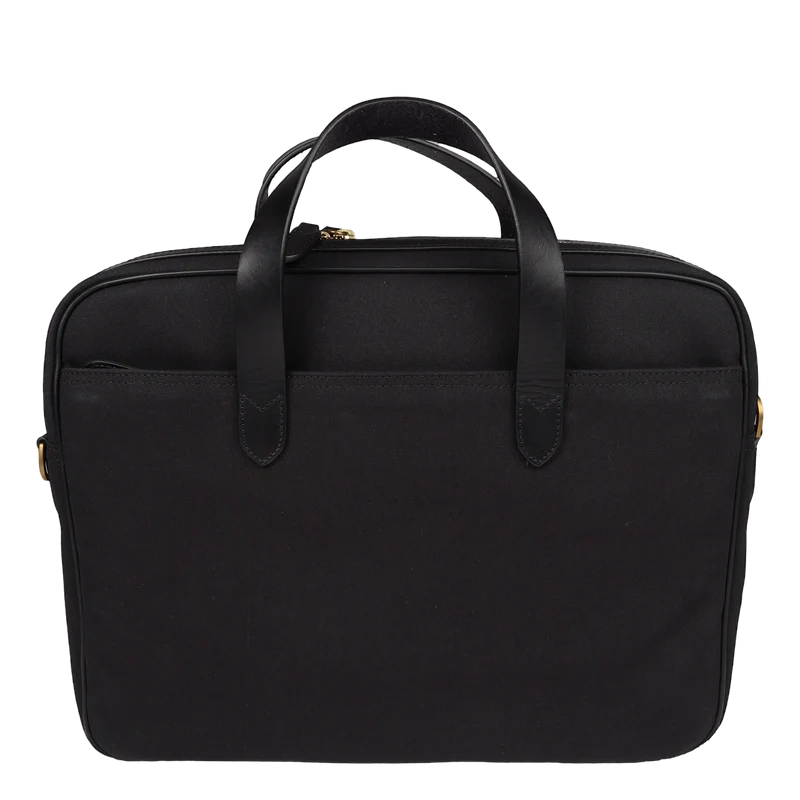 Polo Ralph Lauren Leather-Trim Canvas Briefcase