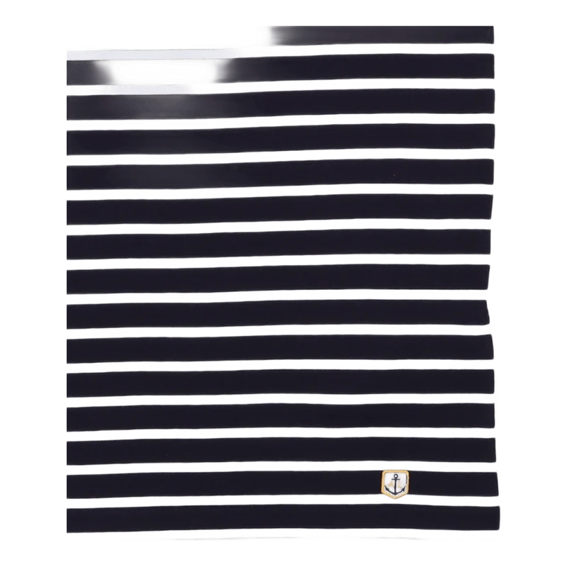 Striped Breton Shirt "hoëdic" Navire Navy/ White