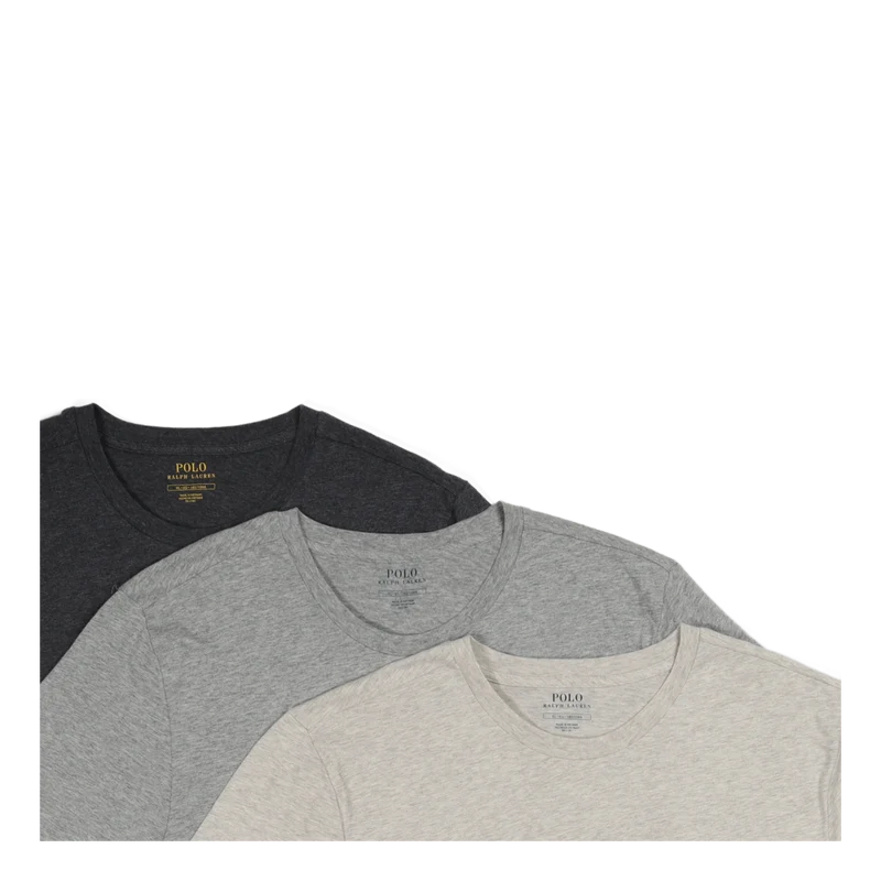 Slim Crewneck 3-Pack 3Pk And Htr/Lt Sp Gry/Chcl Htr