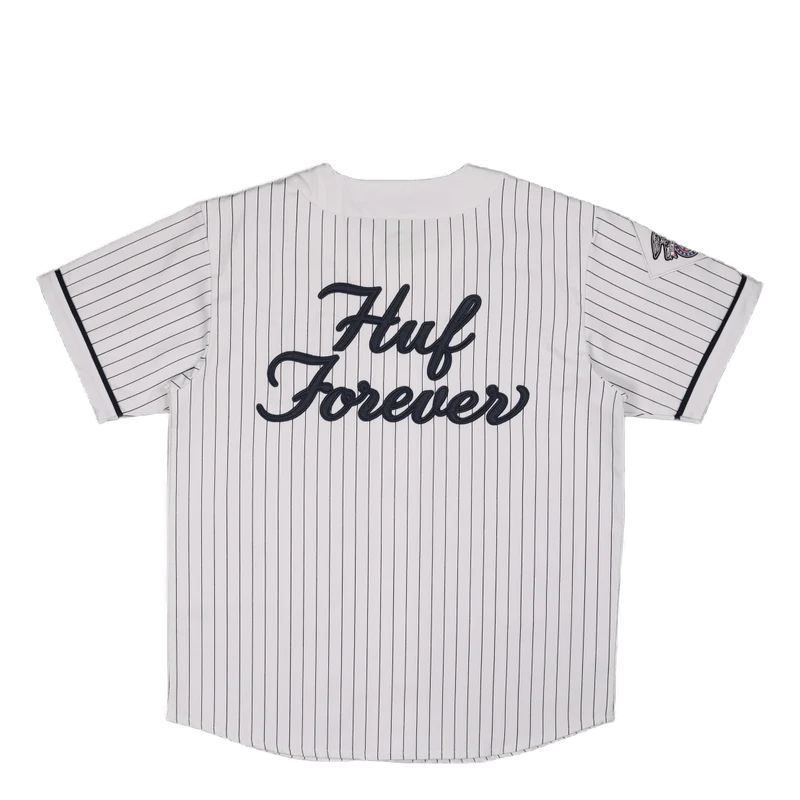 Huf Forever Baseball Jersey White